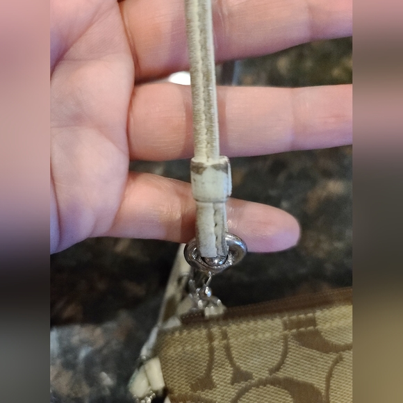 Coach Signature Small Wristlet Purse - Picture 2 of 8